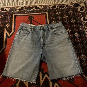 NWT agolde pinch waist denim shorts